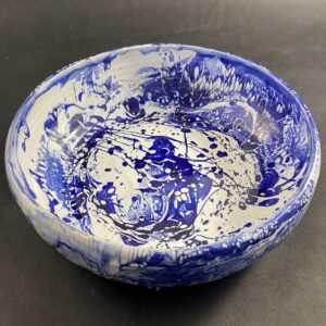 Ceramiczna Miska biało kobaltowa