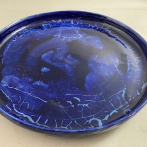 Ceramiczny talerz kobaltowy