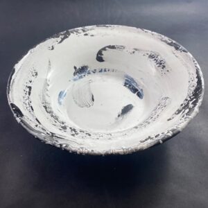 Ceramiczna Miska biało czarna