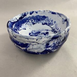 Ceramiczna Miska biało kobaltowa