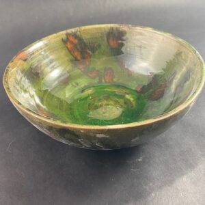 Ceramiczna Miska zielono kolorowa