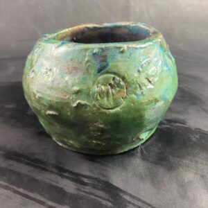 Ceramiczna Czarka duża zielona