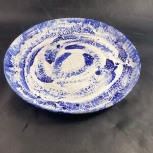 Ceramiczna Misa Duża kobaltowo biała