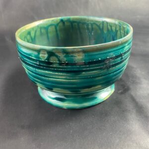 Ceramiczna Waza pucharek turkusowy