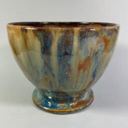 Puchar kielich duży barwy jesieni. Ceramika Artystyczna Gary Misaki.