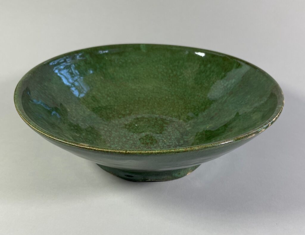 Misa ceramiczna duża zielona nr 2. Ceramika Artystyczna Gary Misaki.