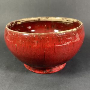 Miska ciemno czerwona