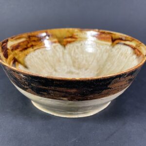 Miseczka, brązowo-kremowa