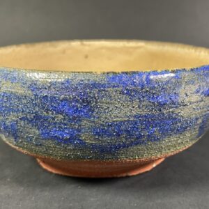 Miseczka niebiesko, zielono, ceglasta