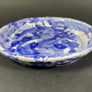 Talerz biało kobaltowy