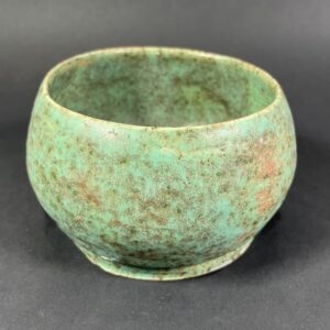 Miseczka, czarka zielona nakrapiana