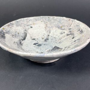 Miseczka, biała nakrapiana