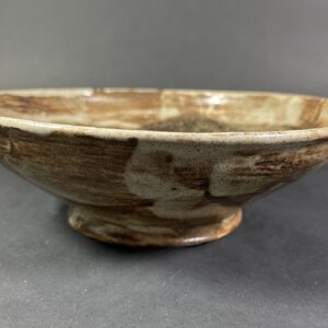 Miska piaskowo - brązowo, czarna w środku