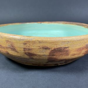 Miska brązowo -zielona