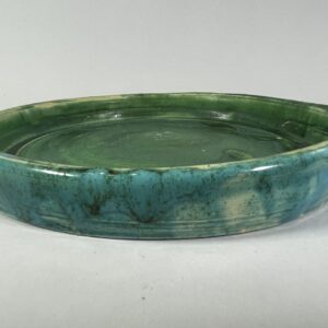 Talerz zielono-niebieski