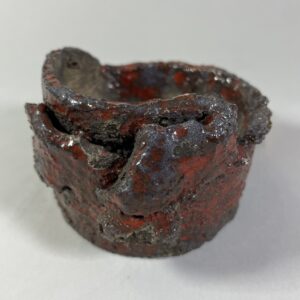 Czarka ciemno czerwona stalowa.