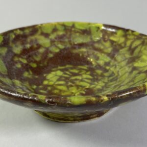 Miseczka zielono brązowa
