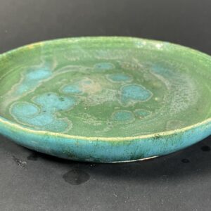 Talerz zielono-niebieski