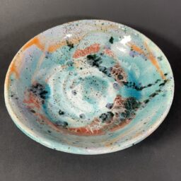 Miseczka zielona wielokolorowa Ceramika Gary Misaki