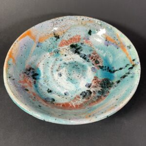 Miseczka zielona wielokolorowa Ceramika Gary Misaki