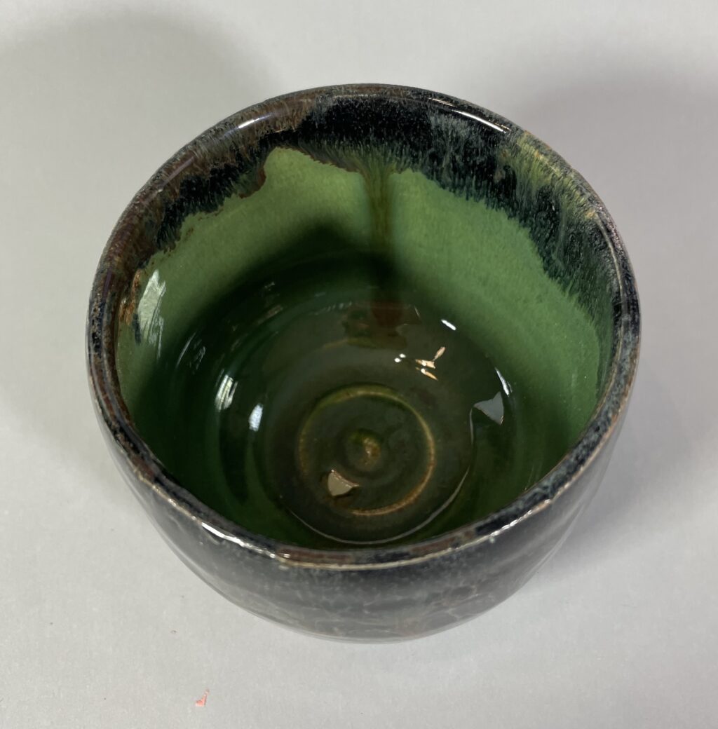 Czarka czarno-zielona Ceramika Gary Misaki