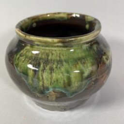 Wazonik brązowo-zielony Ceramika Gary Misaki