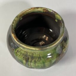 Wazonik brązowo-zielony Ceramika Gary Misaki