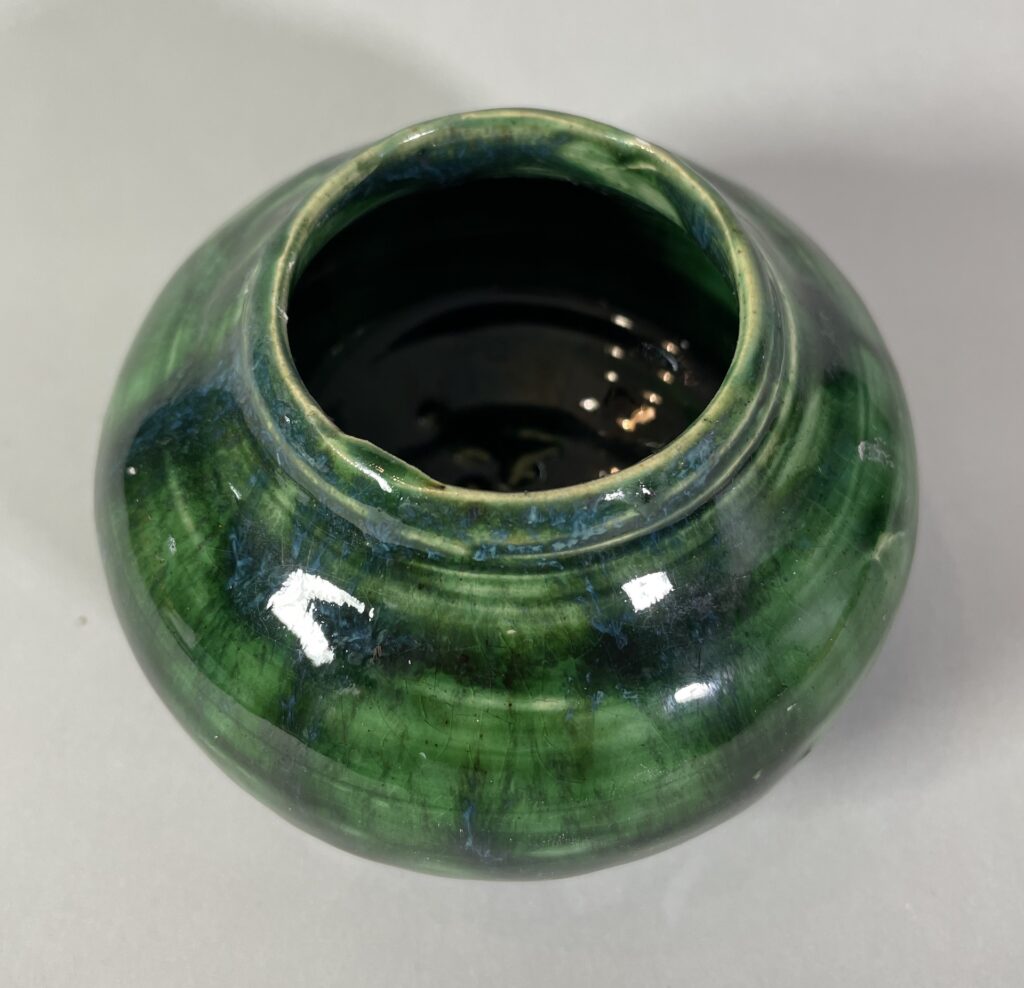 Wazonik malachitowy Ceramika Gary Misaki