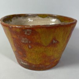 Osłonka na doniczkę brązowa Ceramika Gary Misaki