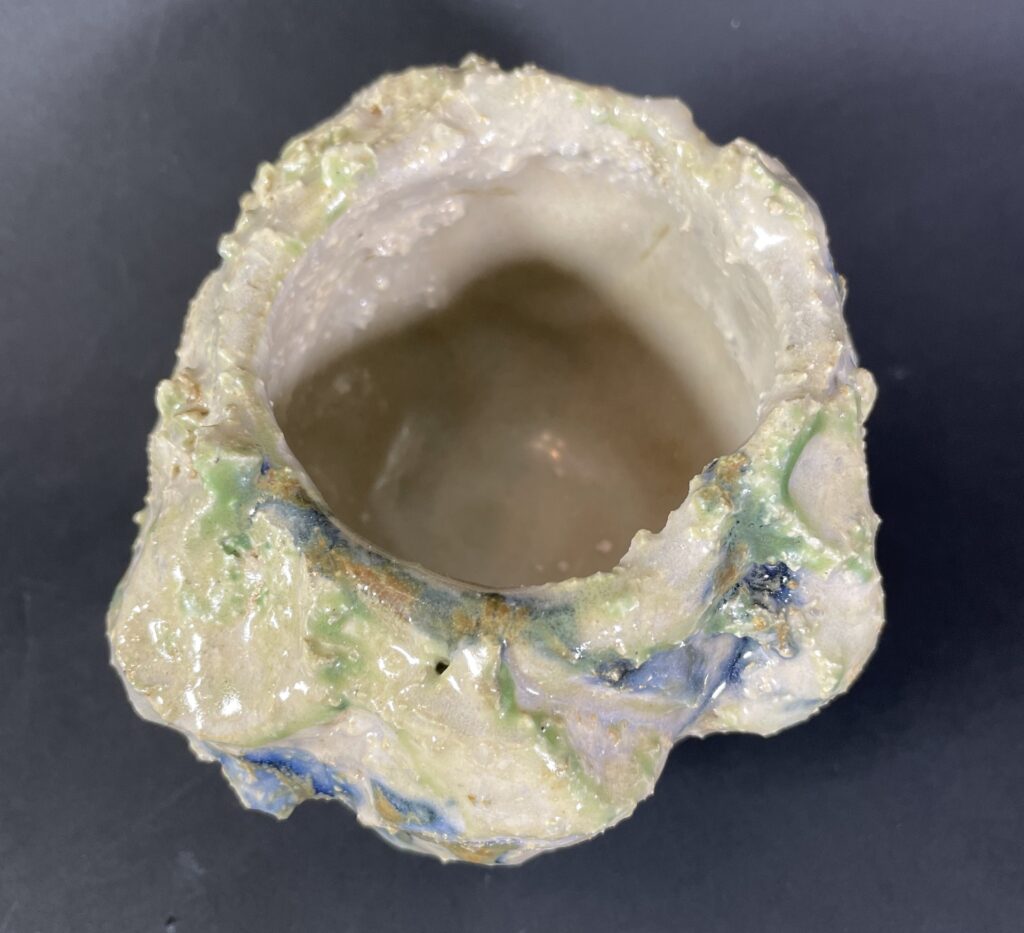 Czarka ecru chropowata Ceramika Gary Misaki